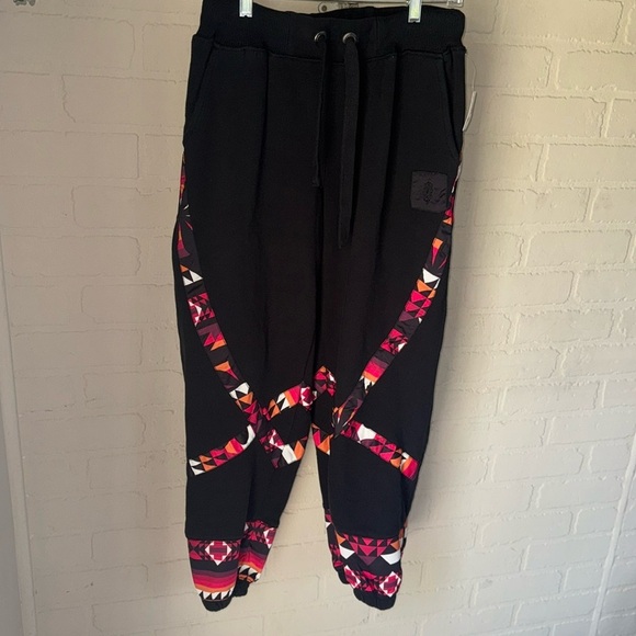 Free People joggers FP Movement Women's Snow Flow Black Combo small NEW - Picture 3 of 11
